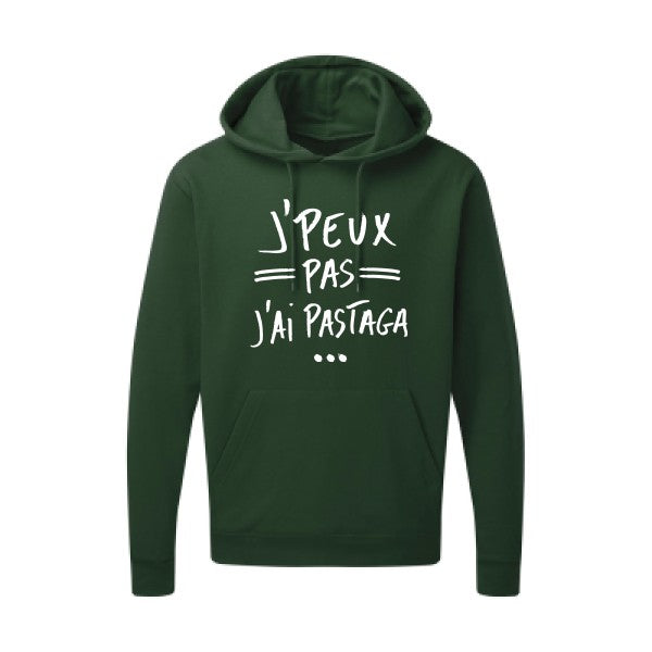 J'peux pas j'ai pastaga Blanc Sweat capuche homme 