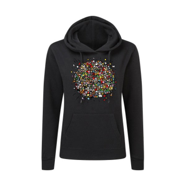 Planète Pop Culture SG - Ladies' Hooded Sweatshirt Sweat capuche femme