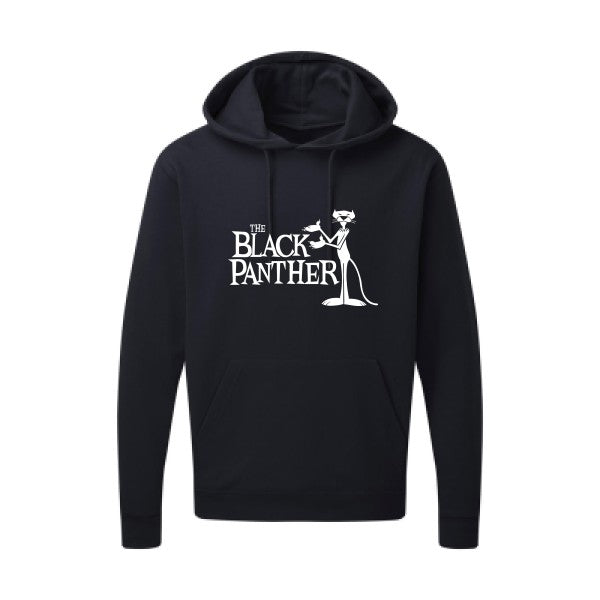 The black panther Blanc Sweat capuche homme 