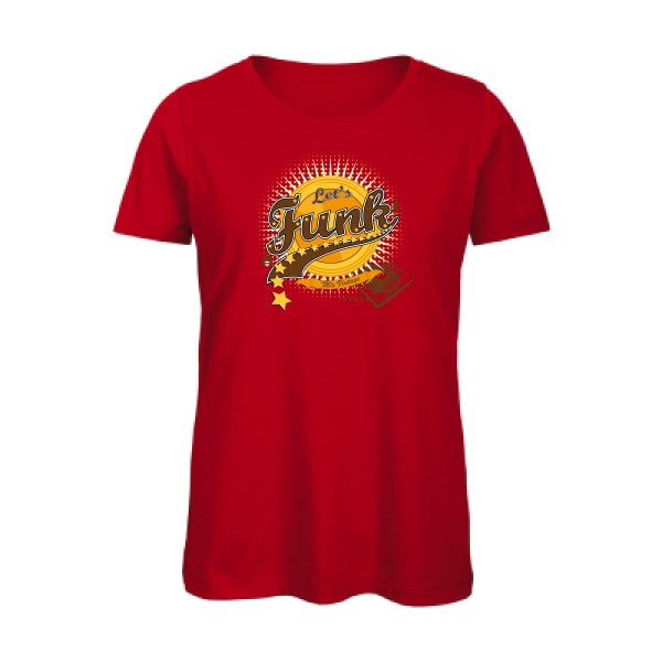 Let's funk !   T-shirt femme bio