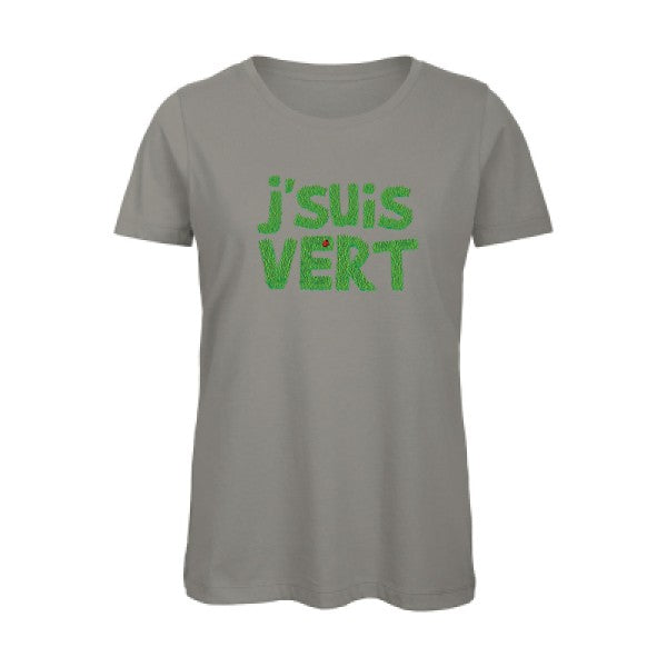 J'suis vert   T-shirt femme bio