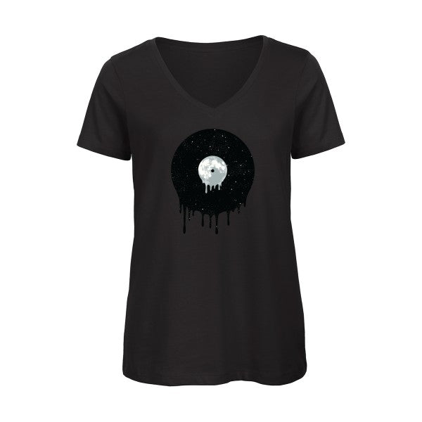 In the sky    T-shirt femme bio col V