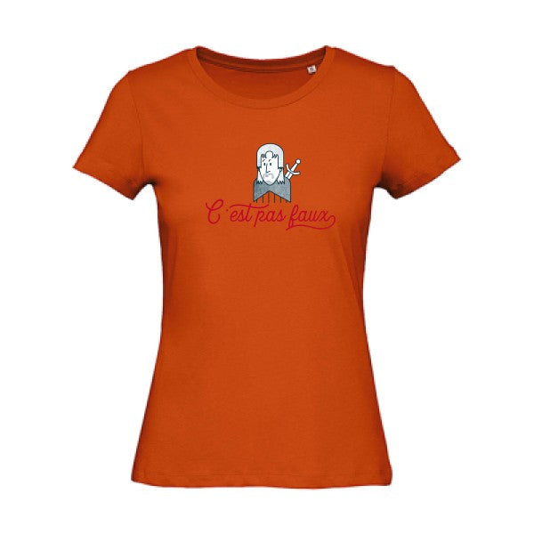 C'est pas faux   T-shirt femme bio