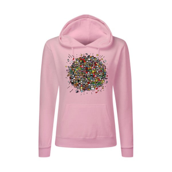 Planète Pop Culture SG - Ladies' Hooded Sweatshirt Sweat capuche femme