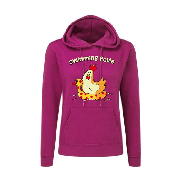 swimming poule SG - Ladies' Hooded Sweatshirt Sweat capuche femme