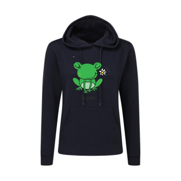 Be Green  SG - Ladies' Hooded Sweatshirt Sweat capuche femme