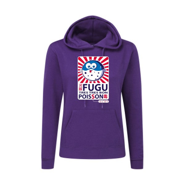 Fugu SG - Ladies' Hooded Sweatshirt Sweat capuche femme