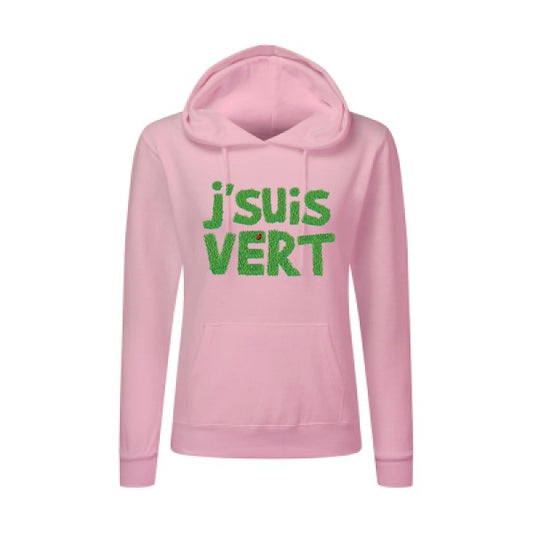 J'suis vert SG - Ladies' Hooded Sweatshirt Sweat capuche femme