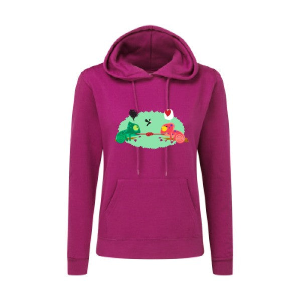 poor chameleon SG - Ladies' Hooded Sweatshirt Sweat capuche femme