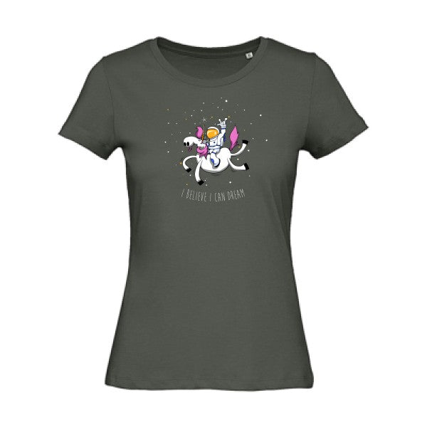 Space Rodéo Licorne   T-shirt femme bio