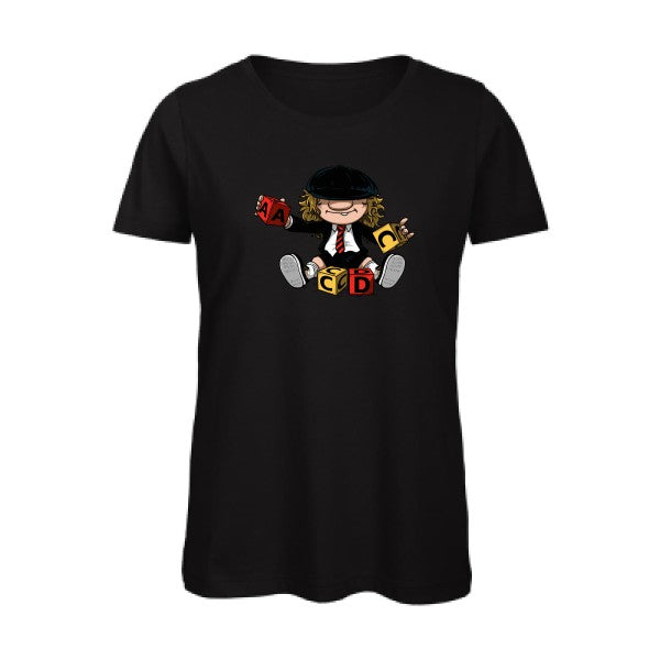 ACDC   T-shirt femme bio