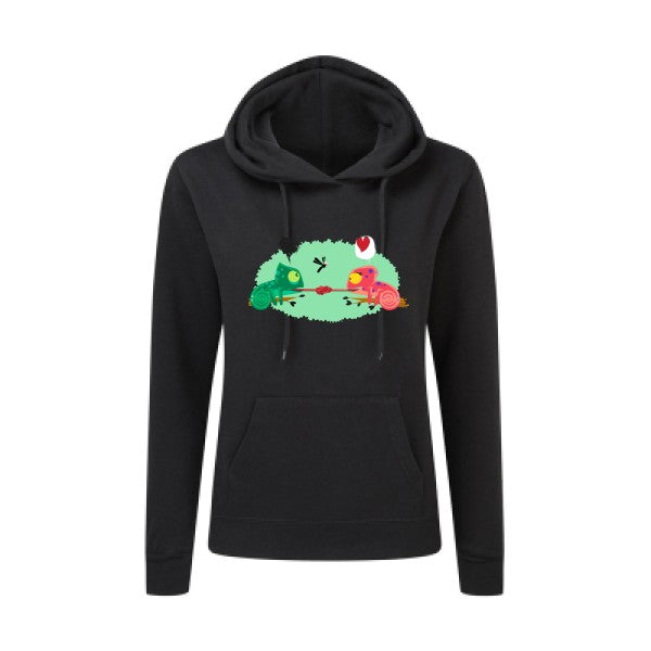 poor chameleon SG - Ladies' Hooded Sweatshirt Sweat capuche femme