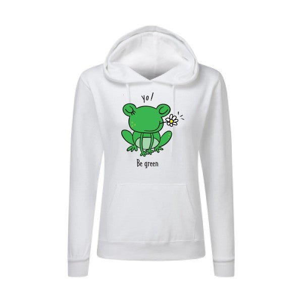 Be Green  SG - Ladies' Hooded Sweatshirt Sweat capuche femme