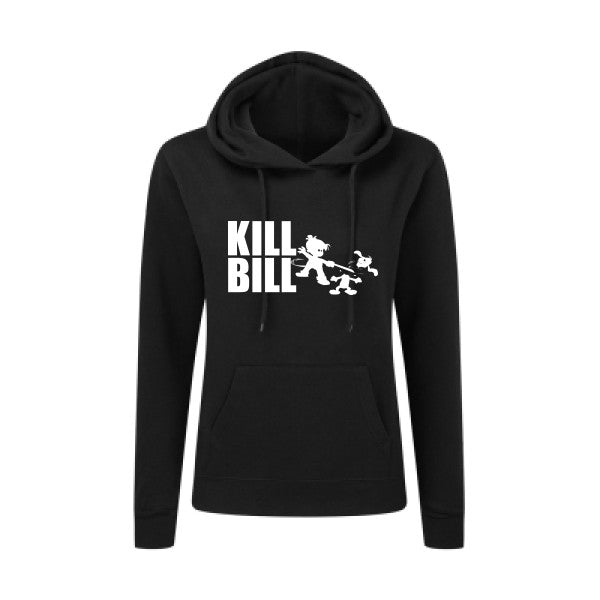 kill bill Blanc  - Sweatshirt Sweat capuche femme