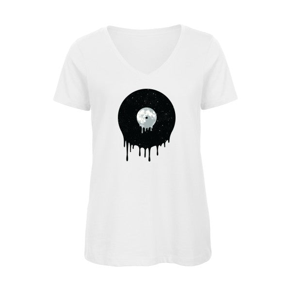 In the sky    T-shirt femme bio col V