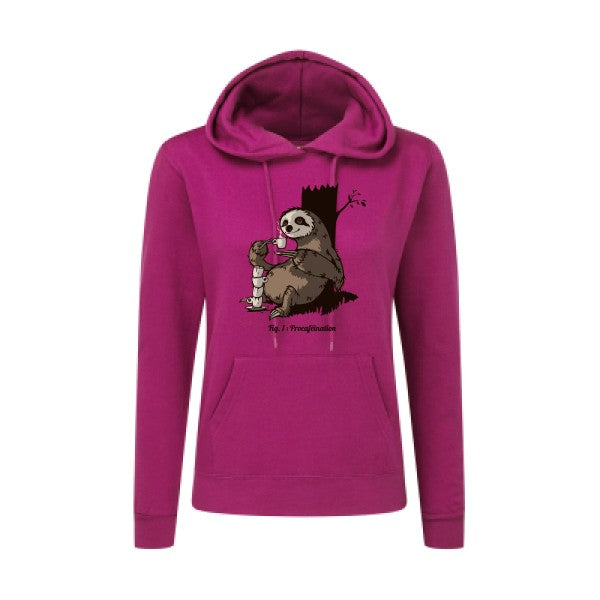 Procaféination SG - Ladies' Hooded Sweatshirt Sweat capuche femme