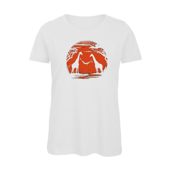 girafe   T-shirt femme bio