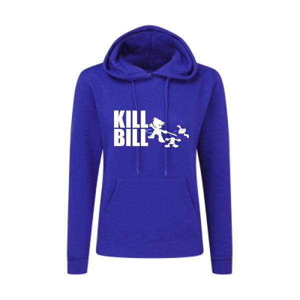 kill bill Blanc  - Sweatshirt Sweat capuche femme