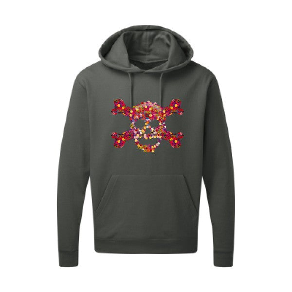 Floral skull SG - Hooded Sweatshirt Sweat capuche