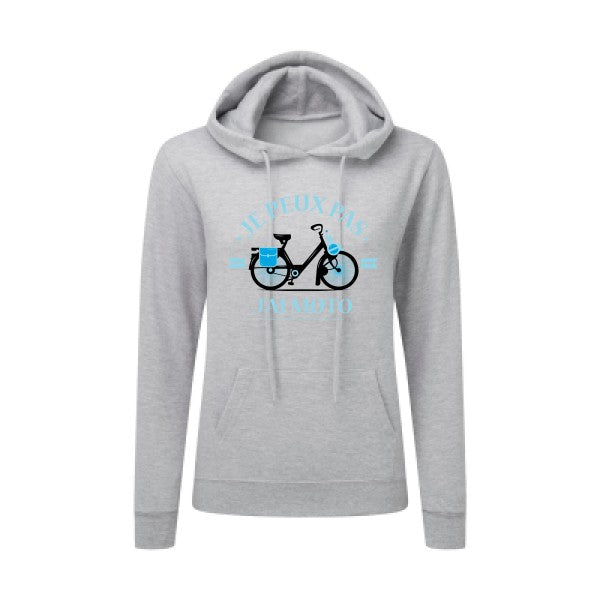 Je peux pas j'ai moto SG - Ladies' Hooded Sweatshirt Sweat capuche femme