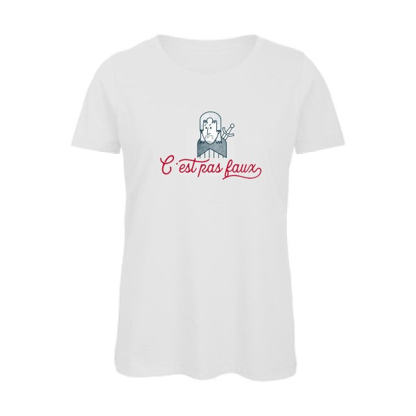 C'est pas faux   T-shirt femme bio