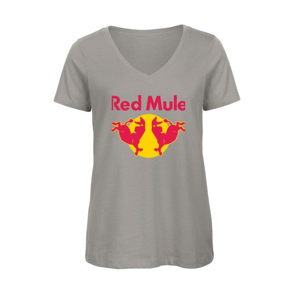 Red Mule    T-shirt femme bio col V