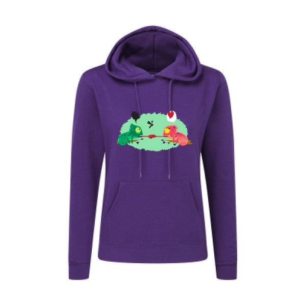 poor chameleon SG - Ladies' Hooded Sweatshirt Sweat capuche femme