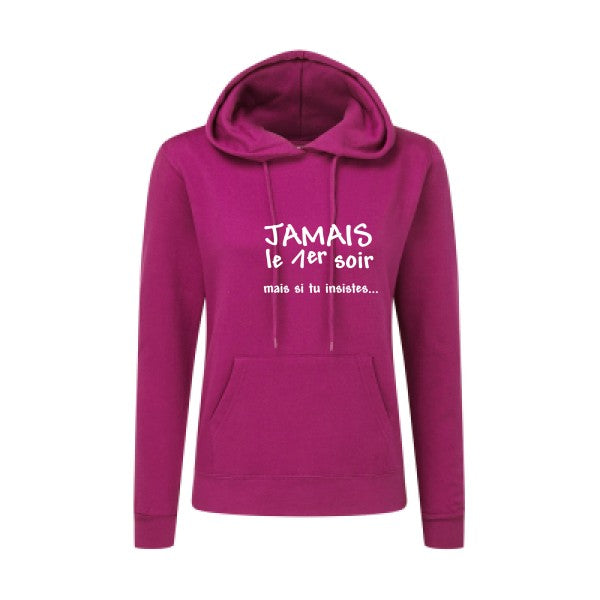 JAMAIS... Blanc  - Sweatshirt Sweat capuche femme