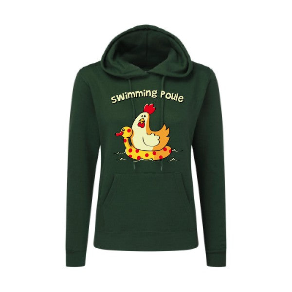 swimming poule SG - Ladies' Hooded Sweatshirt Sweat capuche femme