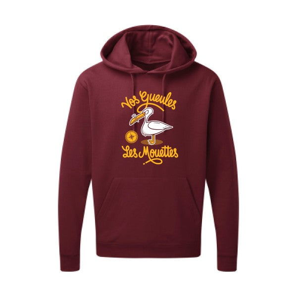 Vos gueules les mouettes  -Sweat capuche