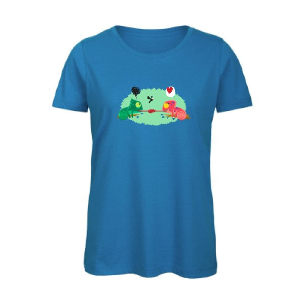 poor chameleon   T-shirt femme bio