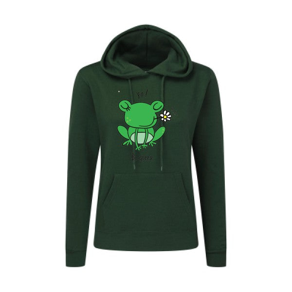 Be Green  SG - Ladies' Hooded Sweatshirt Sweat capuche femme