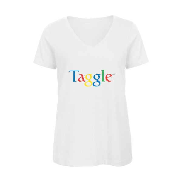 Taggle    T-shirt femme bio col V