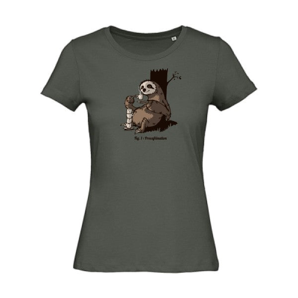 Procaféination   T-shirt femme bio