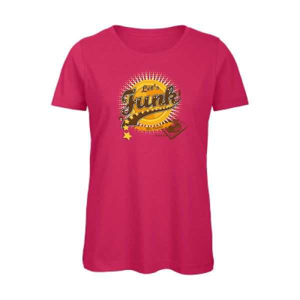 Let's funk !   T-shirt femme bio