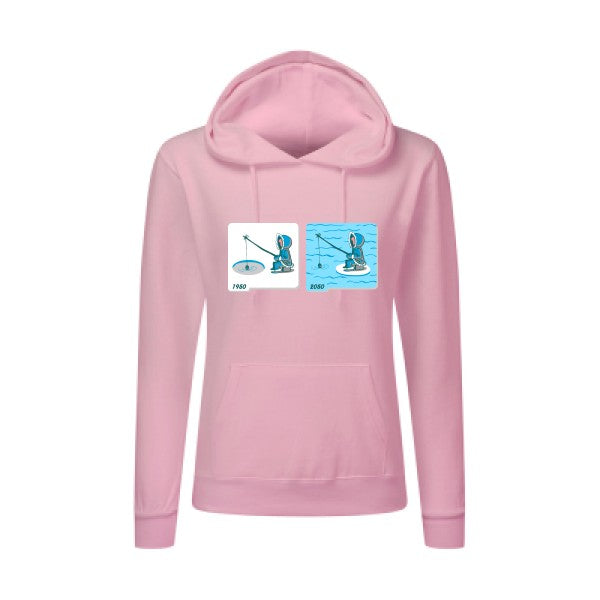 Fishing in Arctic SG - Ladies' Hooded Sweatshirt Sweat capuche femme