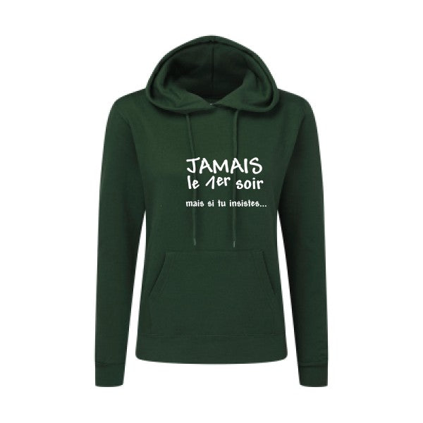 JAMAIS... Blanc  - Sweatshirt Sweat capuche femme