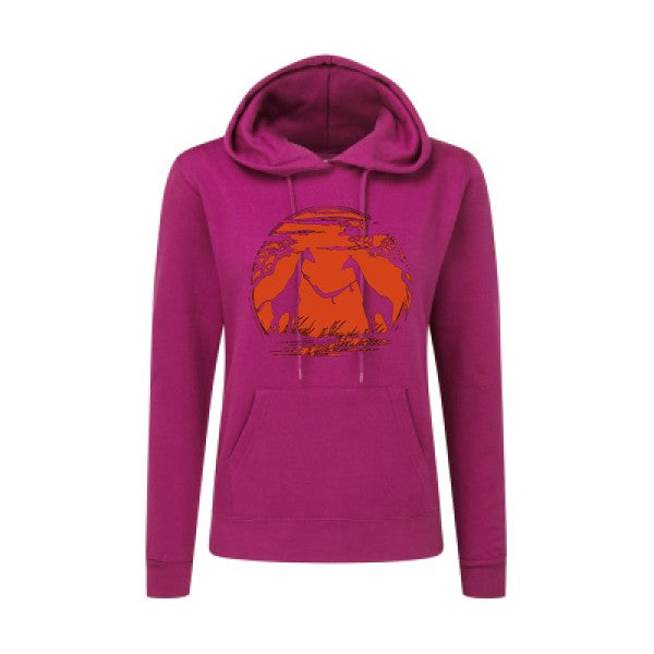 girafe SG - Ladies' Hooded Sweatshirt Sweat capuche femme