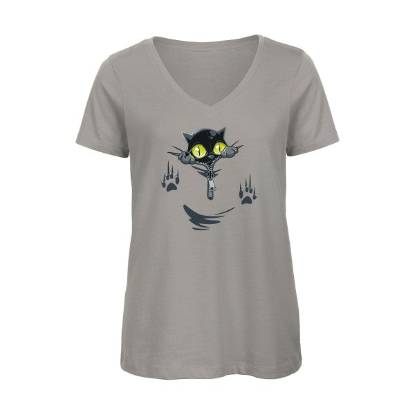 oOh    T-shirt femme bio col V