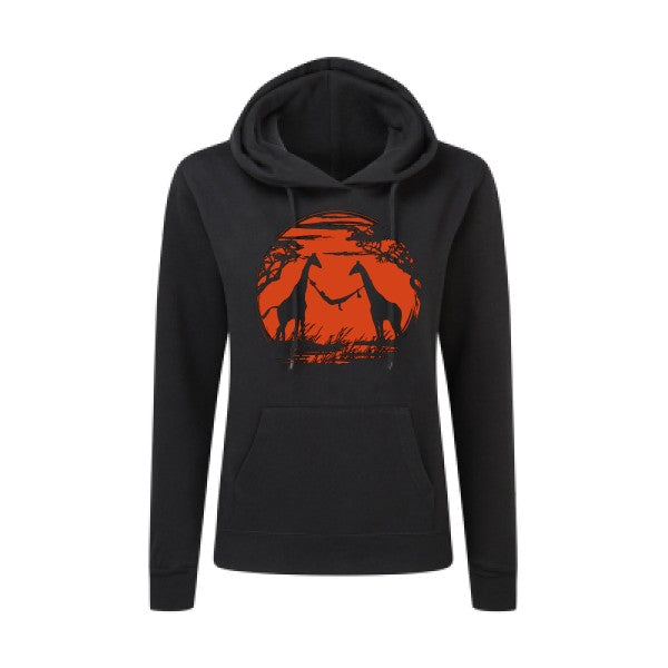 girafe SG - Ladies' Hooded Sweatshirt Sweat capuche femme