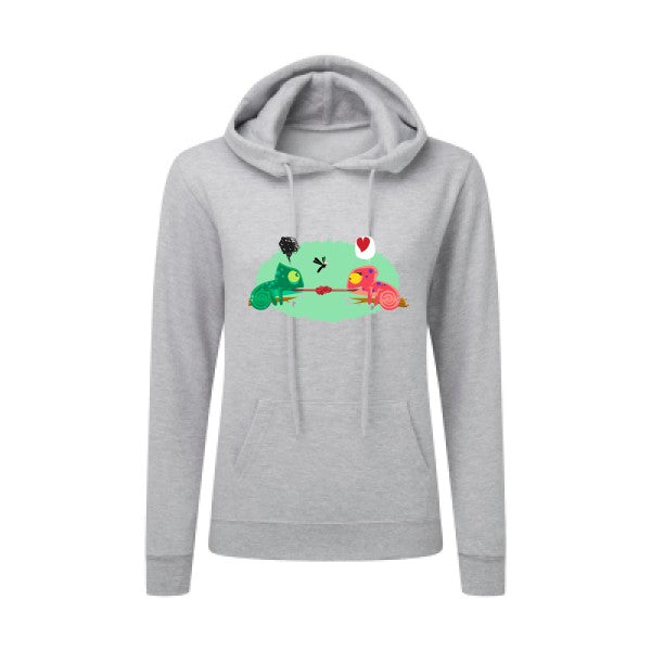 poor chameleon SG - Ladies' Hooded Sweatshirt Sweat capuche femme