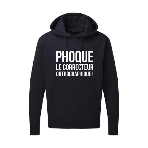 Phoque Blanc Sweat capuche homme 