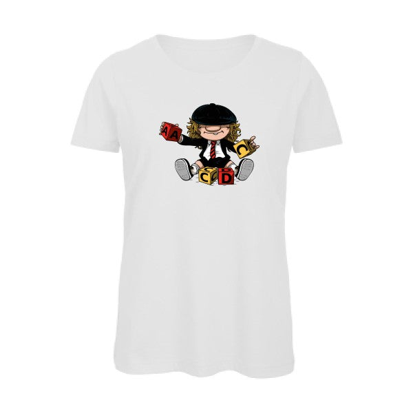 ACDC   T-shirt femme bio