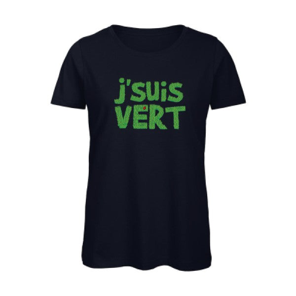 J'suis vert   T-shirt femme bio