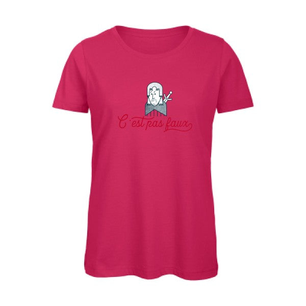 C'est pas faux   T-shirt femme bio