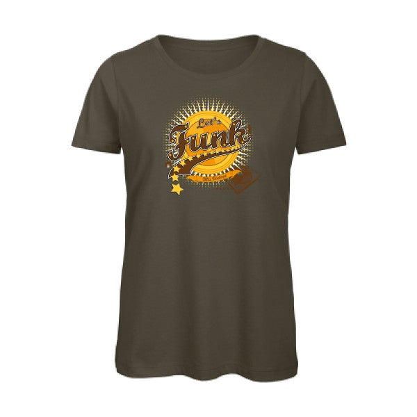 Let's funk !   T-shirt femme bio