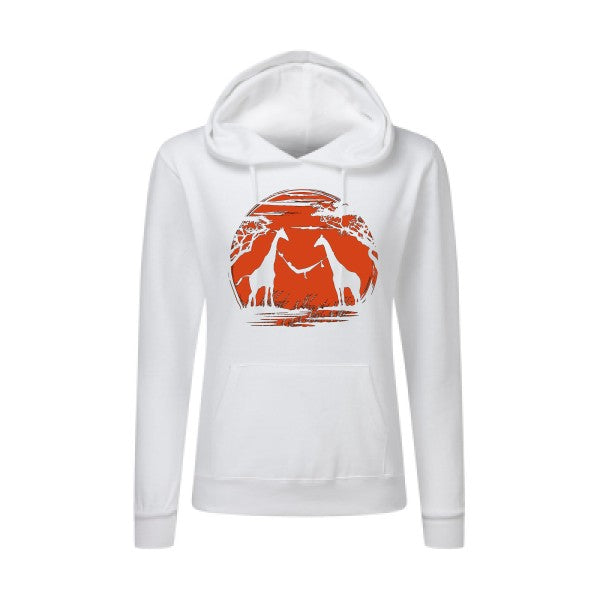 girafe SG - Ladies' Hooded Sweatshirt Sweat capuche femme