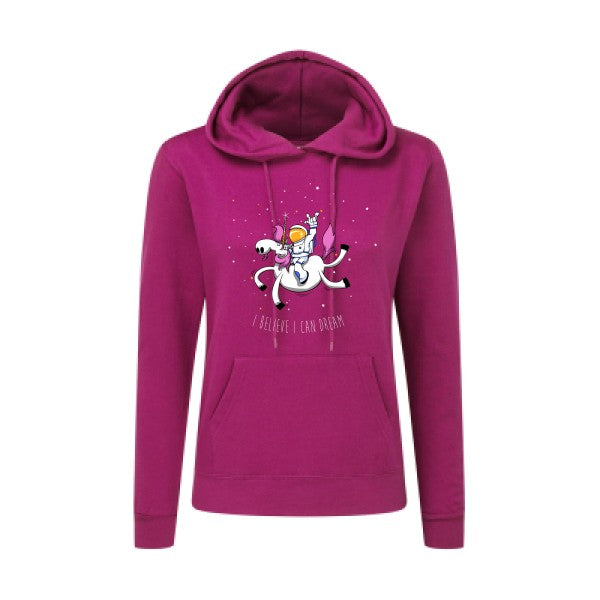 Space Rodéo Licorne SG - Ladies' Hooded Sweatshirt Sweat capuche femme