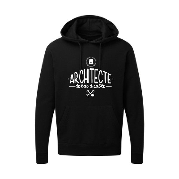 Architecte de bac à sable Blanc Sweat capuche homme 