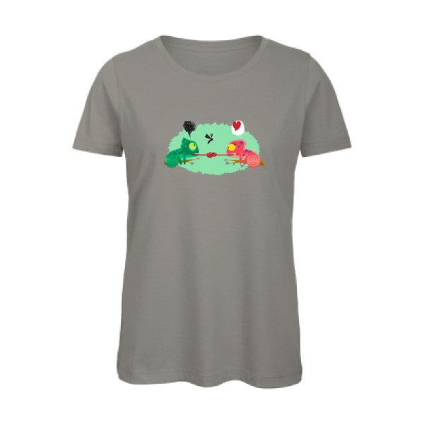 poor chameleon   T-shirt femme bio